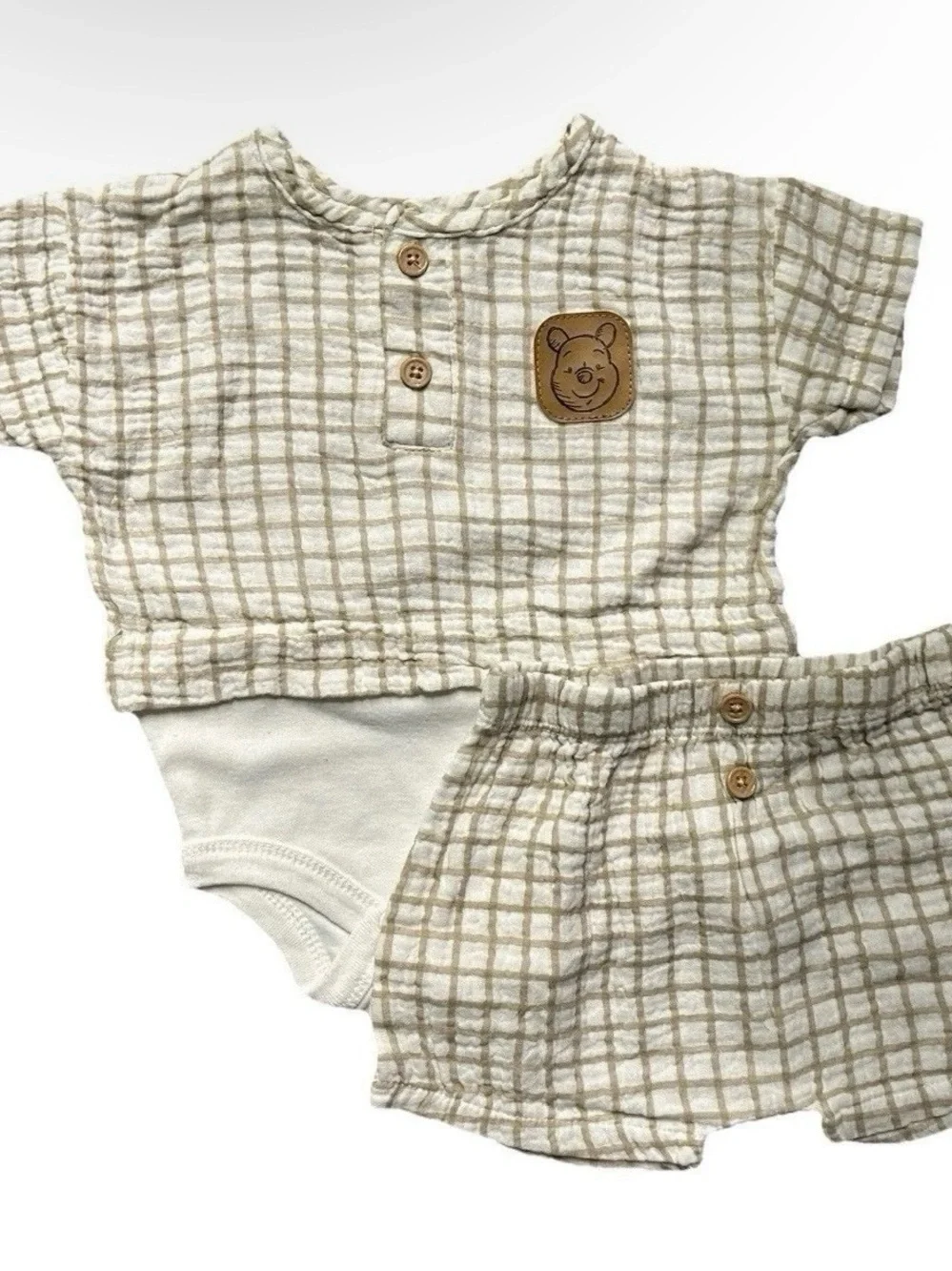 Disney Baby 8 Piece Lot Mickey Pooh Toy Story Bodysuits Size 0-3 Months
